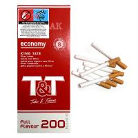 Гильзы для забивки натурального табака T&T Economy Full Flavour 200 Regular Filter 8,1/15мм. Оптом и в розницу